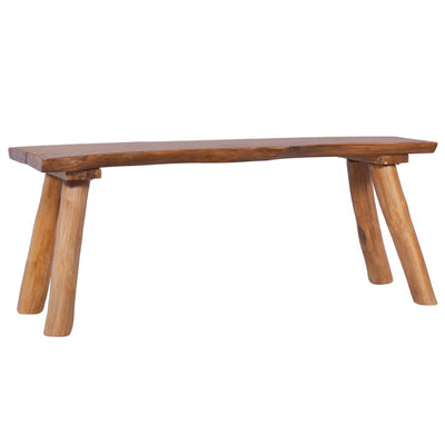 Garden Bench 120 cm Solid Teak Wood