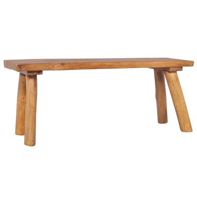 Garden Bench 120 cm Solid Teak Wood