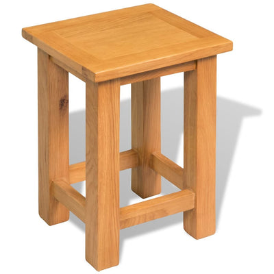 End Tables 2 pcs 27x24x37 cm Solid Oak Wood