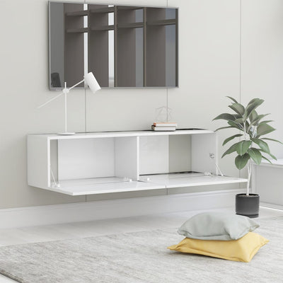 TV Cabinet White 120x30x30 cm Engineered Wood