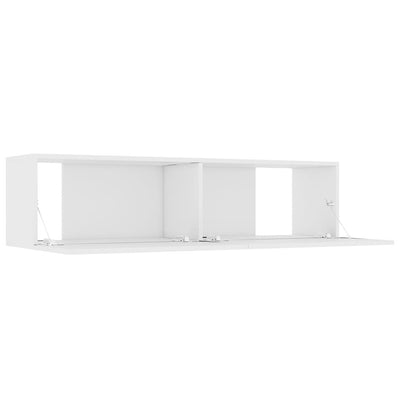 TV Cabinet White 120x30x30 cm Engineered Wood