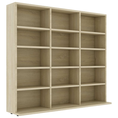 CD Cabinet Sonoma Oak 102x23x89.5 cm Engineered Wood