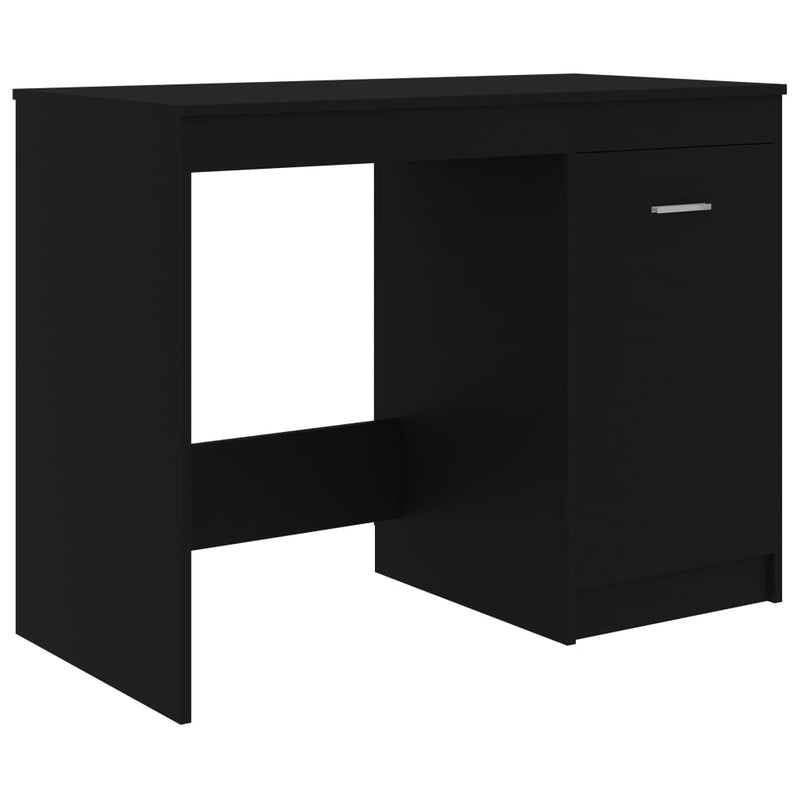 Desk Black 100x50x76 cm Engineered Wood