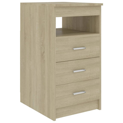 Drawer Cabinet Sonoma Oak 40x50x76 cm Engineered Wood