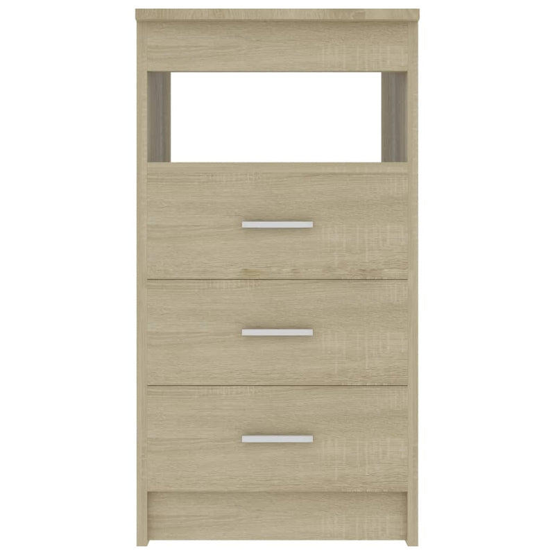 Drawer Cabinet Sonoma Oak 40x50x76 cm Engineered Wood