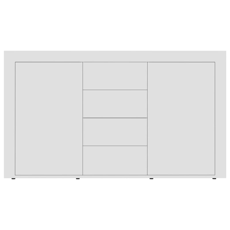 Sideboard White 120x36x69 cm Engineered Wood