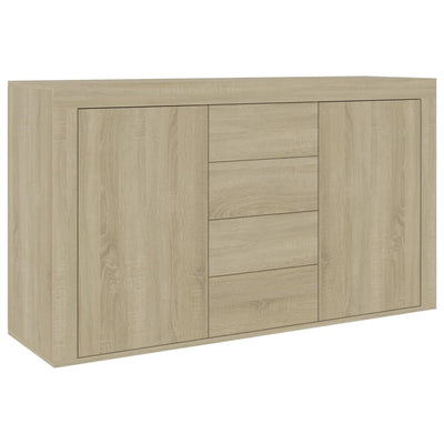 Sideboard Sonoma Oak 120x36x69 cm Engineered Wood