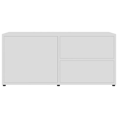 TV Cabinet White 80x34x36 cm Engineered Wood