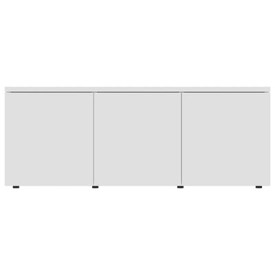 TV Cabinet White 80x34x30 cm Engineered Wood