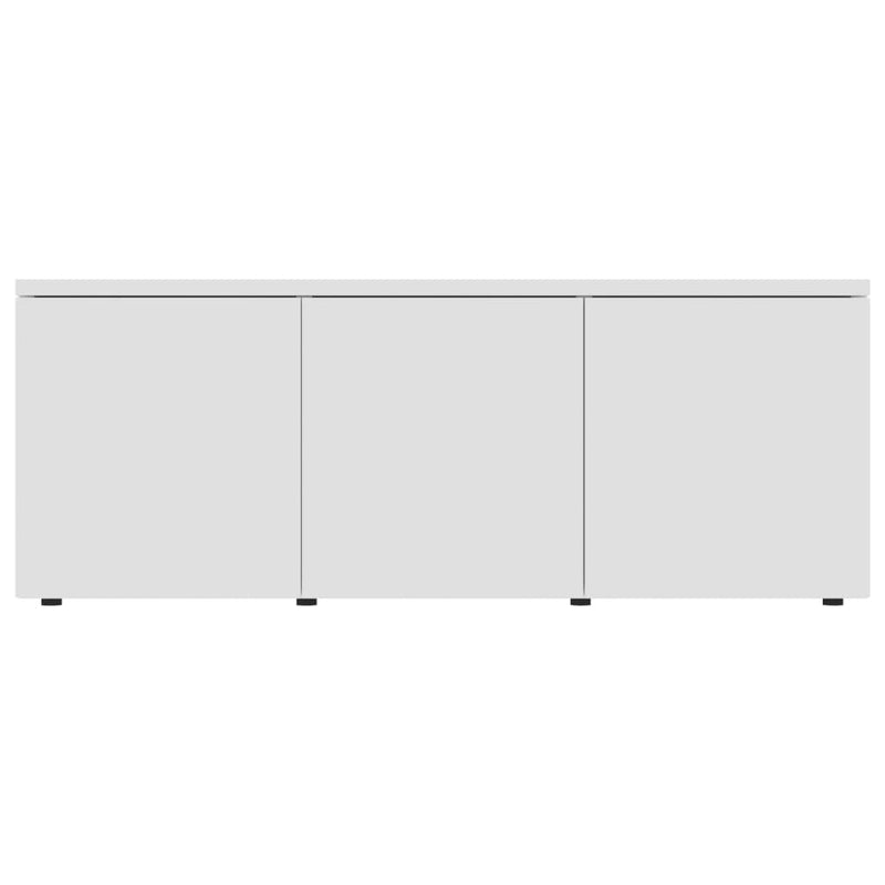 TV Cabinet White 80x34x30 cm Engineered Wood