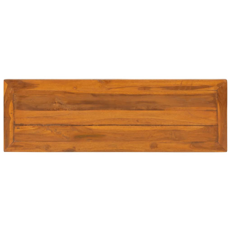 TV Cabinet 110x35x40 cm Solid Teak Wood