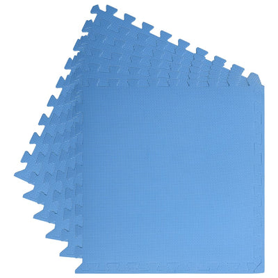 Floor Mats 6 pcs 2.16 m² EVA Foam Blue