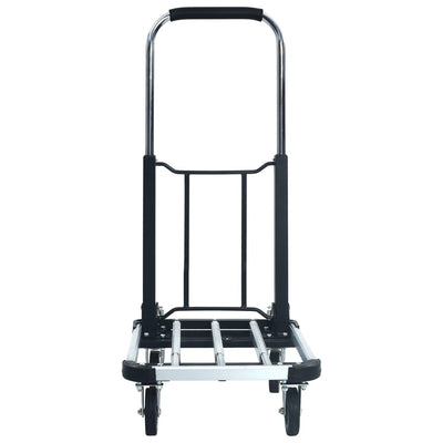 Foldable Transport Trolley 150 kg Aluminium Silver