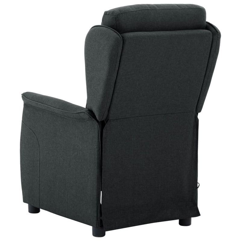 Massage Chair Dark Grey Fabric