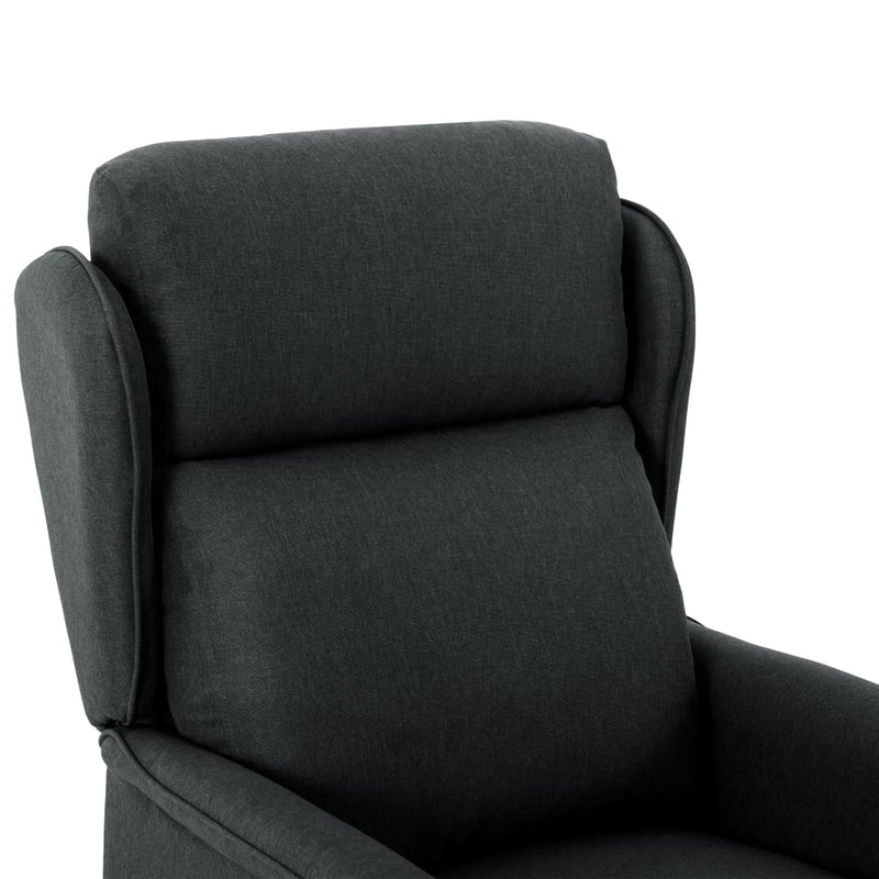 Massage Chair Dark Grey Fabric