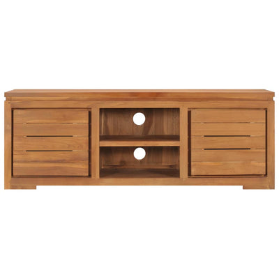 TV Cabinet 110x30x40 cm Solid Teak Wood