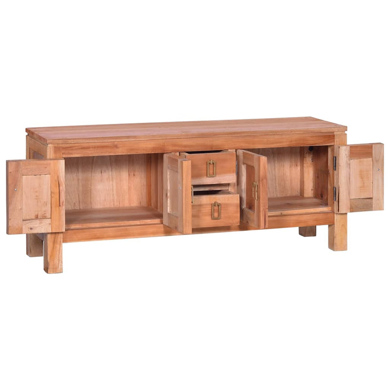 TV Cabinet 110x30x45 cm Solid Mahogany Wood