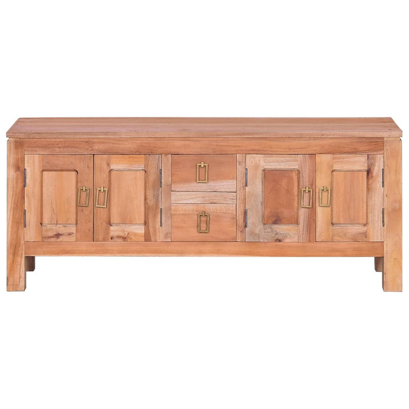 TV Cabinet 110x30x45 cm Solid Mahogany Wood