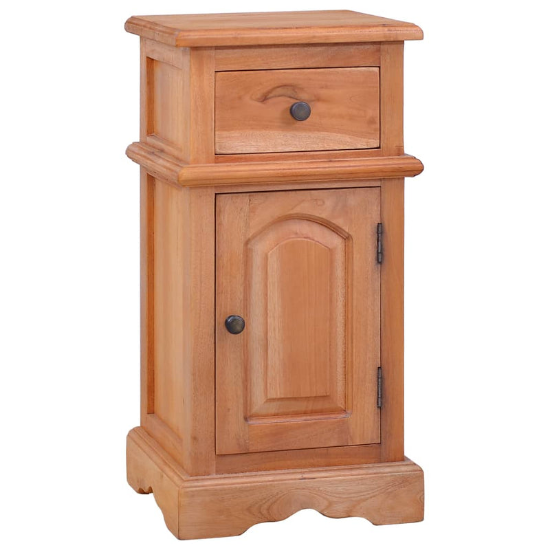 Bedside Cabinet Solid Mahogany Wood