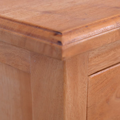 Bedside Cabinet Solid Mahogany Wood