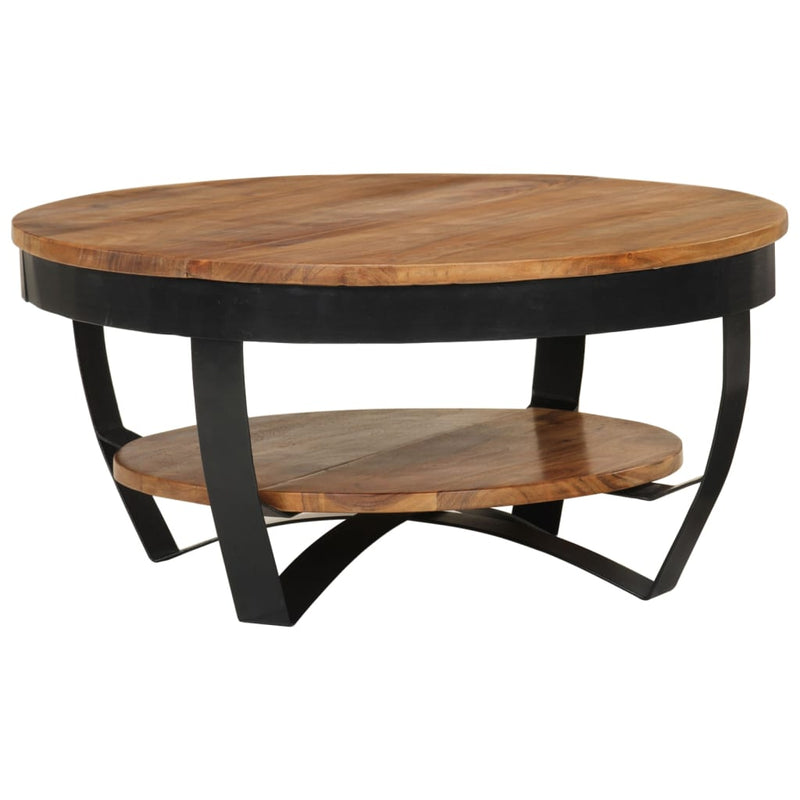 Coffee Table 65x65x32 cm Solid Acacia Wood