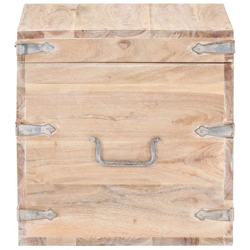 Chest 40x40x40 cm Solid Acacia Wood