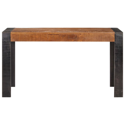 Dining Table 140x70x76 cm Solid Rough Mango Wood