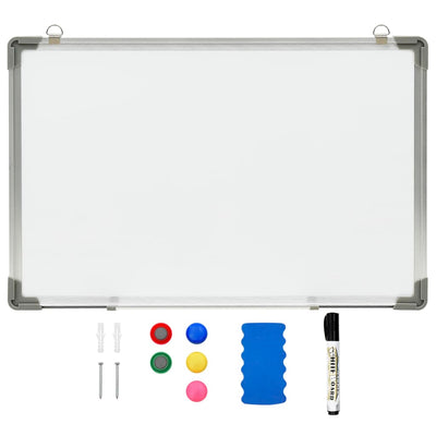 Magnetic Dry-erase Whiteboard White 50x35 cm Steel