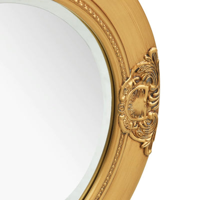 Wall Mirror Baroque Style 50 cm Gold