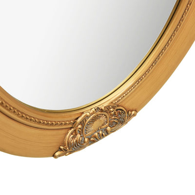 Wall Mirror Baroque Style 50x70 cm Gold