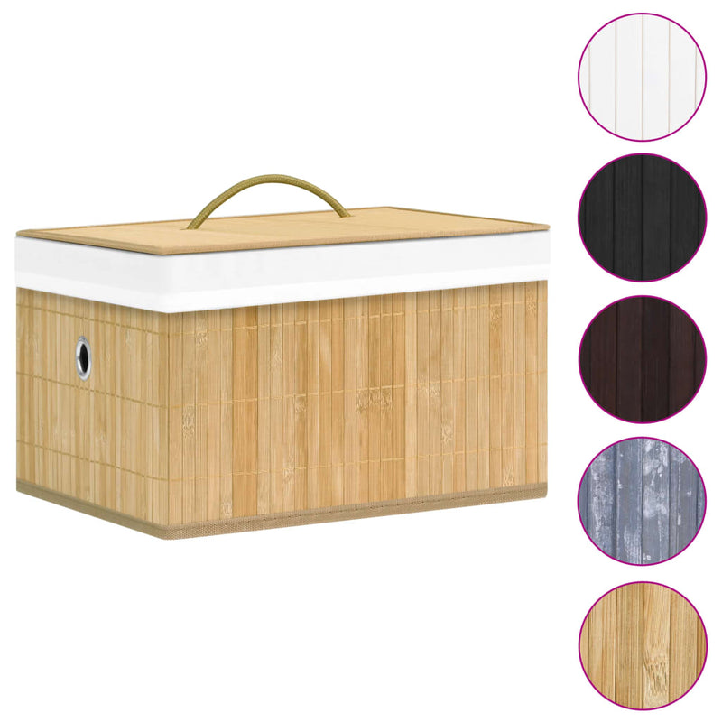 Bamboo Storage Boxes 4 pcs