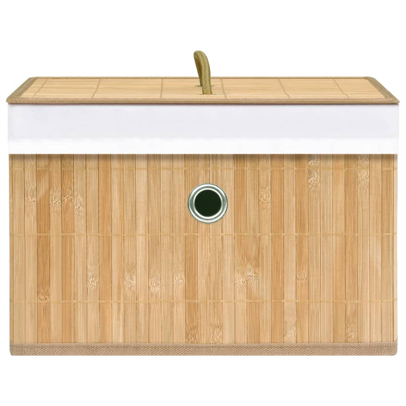 Bamboo Storage Boxes 4 pcs