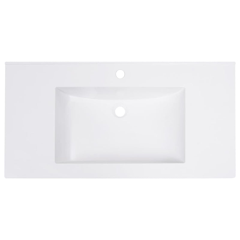 Built-in Wash Basin 800x460x130 mm SMC White