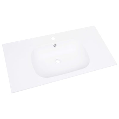 Built-in Wash Basin 805x460x105 mm SMC White