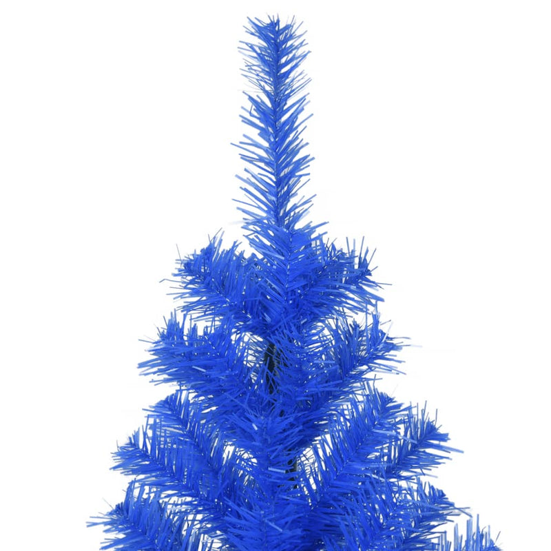 Artificial Christmas Tree with Stand Blue 180 cm PVC