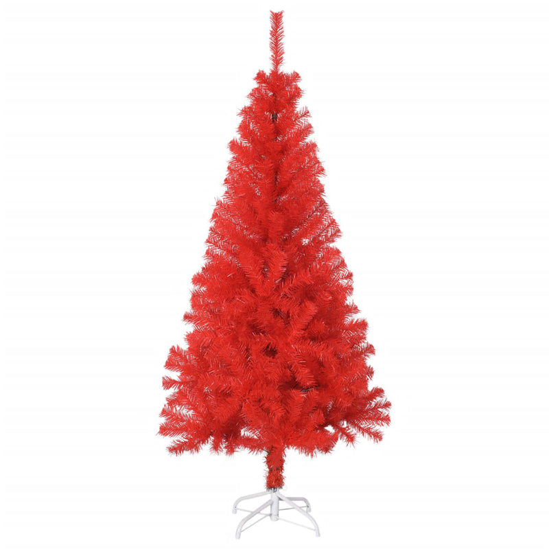 Artificial Christmas Tree with Stand Red 150 cm PVC