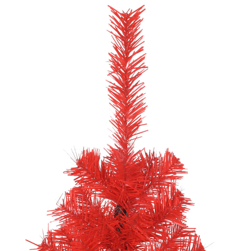 Artificial Christmas Tree with Stand Red 150 cm PVC