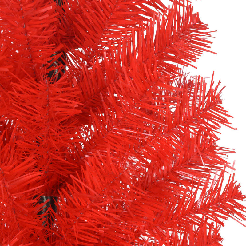 Artificial Christmas Tree with Stand Red 150 cm PVC