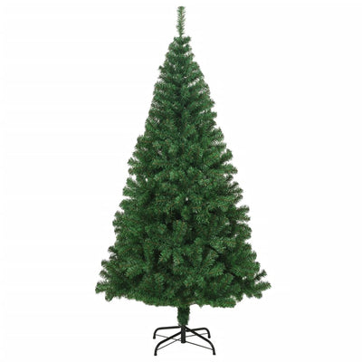 Artificial Christmas Tree with Thick Branches Green 210 cm PVC