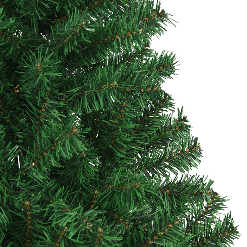 Artificial Christmas Tree with Thick Branches Green 210 cm PVC