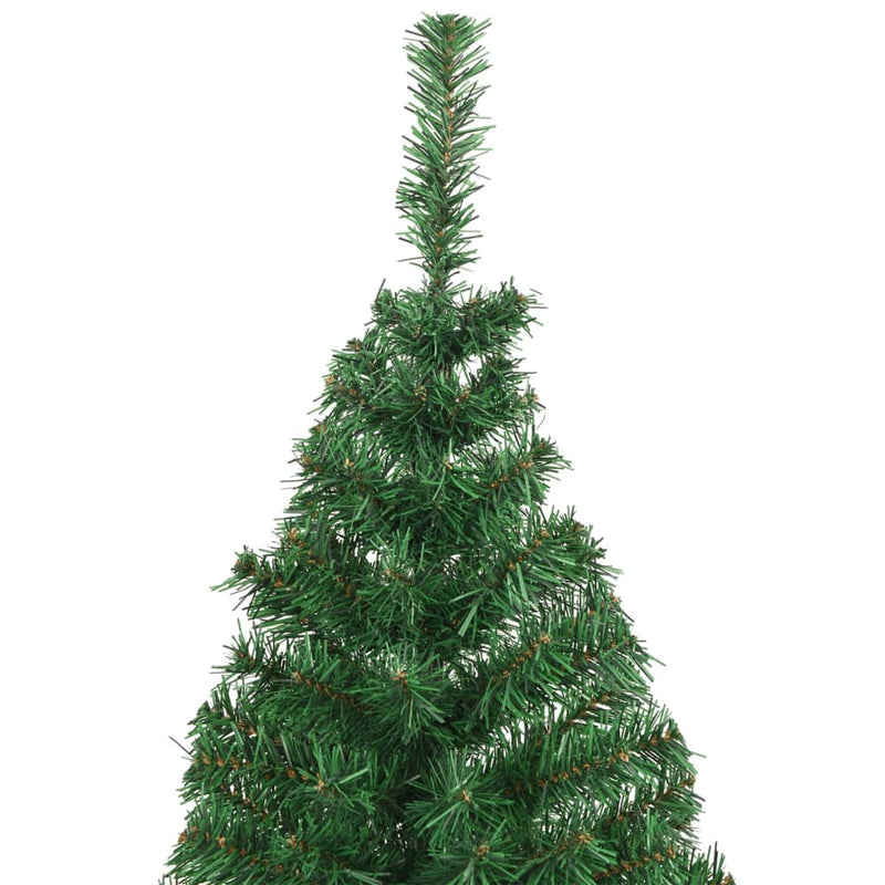 Artificial Christmas Tree with Thick Branches Green 240 cm PVC