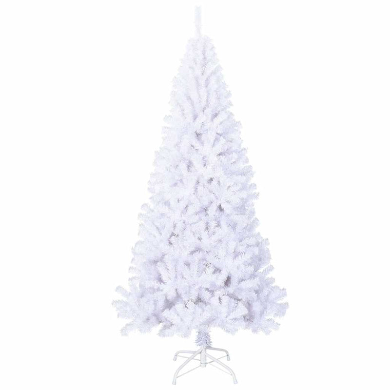 Artificial Christmas Tree with Thick Branches White 180 cm PVC