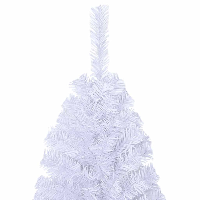 Artificial Christmas Tree with Thick Branches White 180 cm PVC