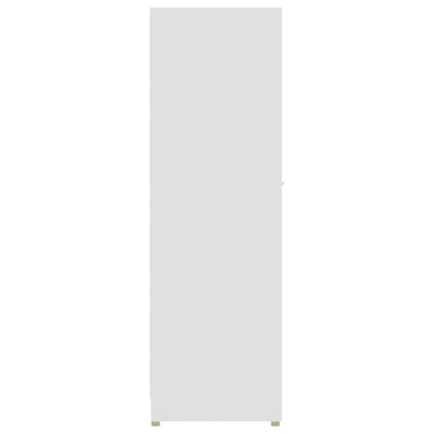 Bathroom Cabinet White 30x30x95 cm Engineered Wood