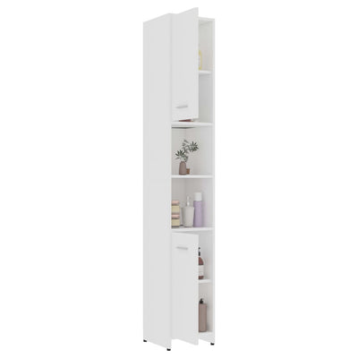 Bathroom Cabinet White 30x30x183.5 cm Engineered Wood