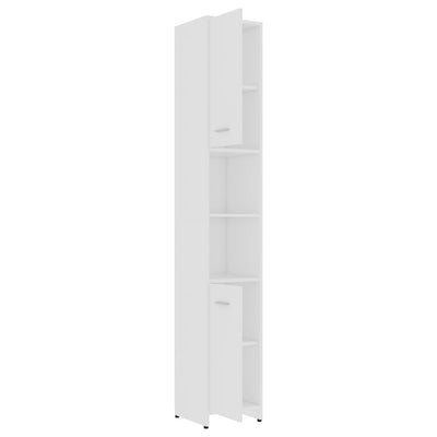 Bathroom Cabinet White 30x30x183.5 cm Engineered Wood