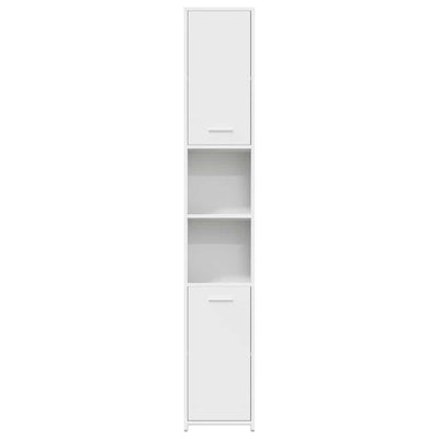 Bathroom Cabinet White 30x30x183.5 cm Engineered Wood