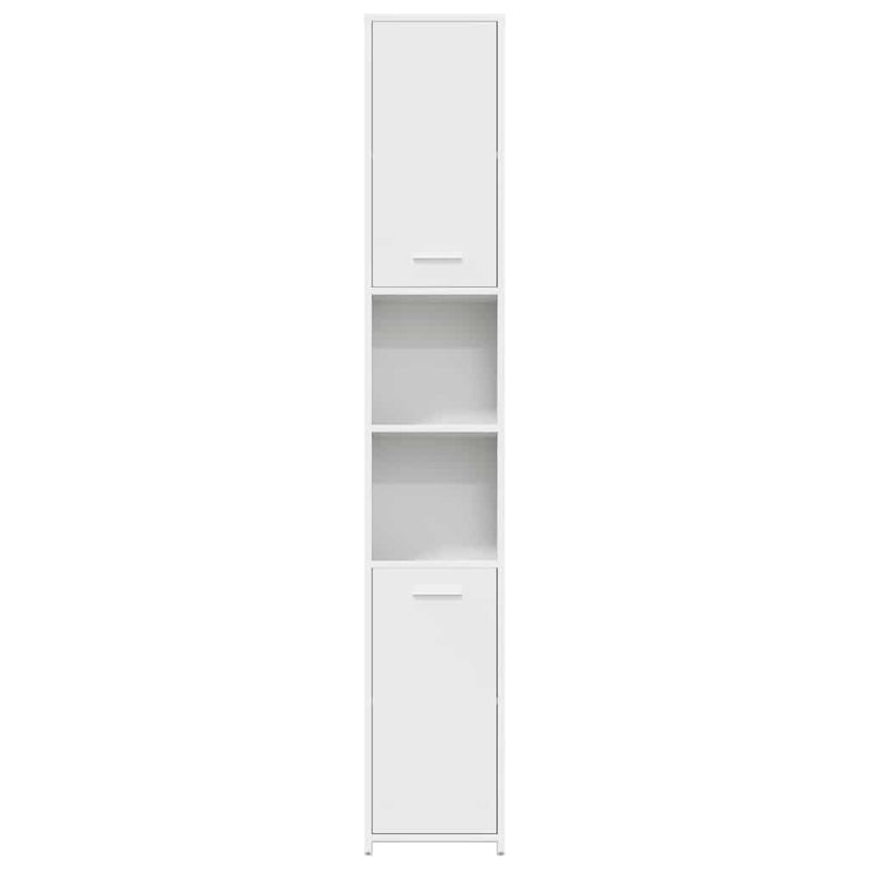 Bathroom Cabinet White 30x30x183.5 cm Engineered Wood