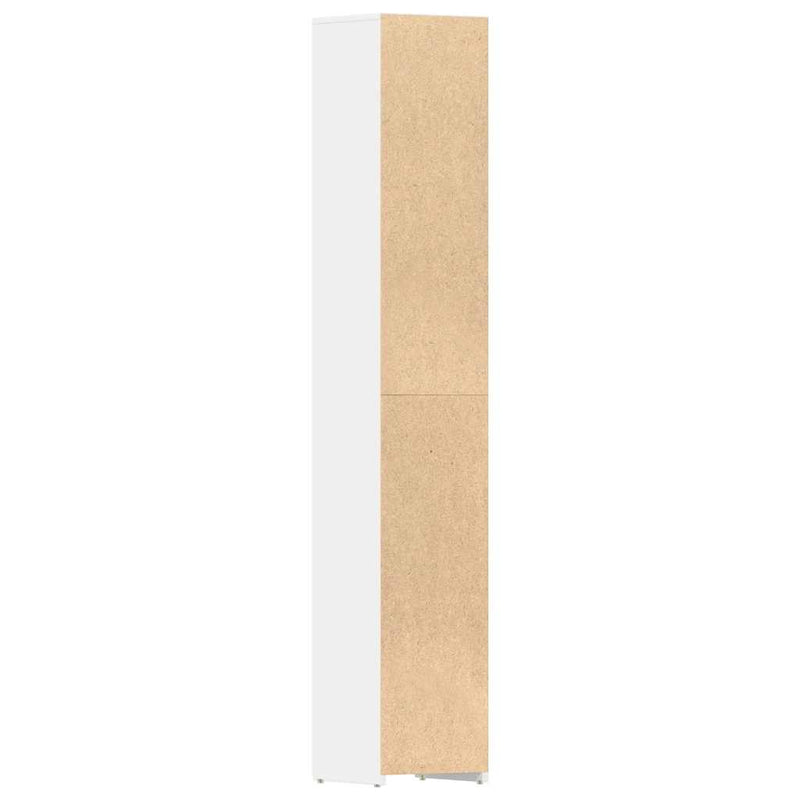 Bathroom Cabinet White 30x30x183.5 cm Engineered Wood