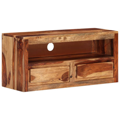 TV Cabinet 88x30x40 cm Solid Wood